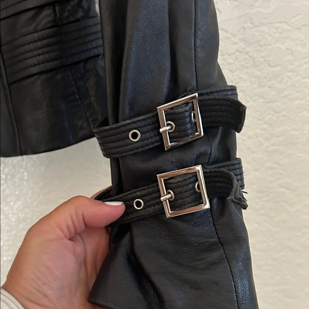 Black Leather Jacket - Picture 3 of 6